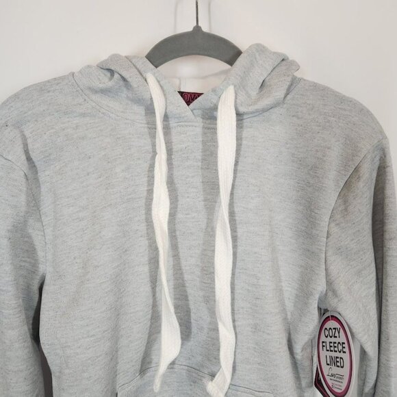 NWT Love Nation Green‎ Hoodie Jogger Sweat Set in Gray Size Medium - Picture 3 of 8